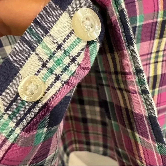 Brooks Brothers The Original Polo Shirt Regular Fit Button Up Shirt Plaid L - Picture 5 of 8